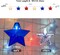 Red White and Blue Star Lights, 4th of July Decorations Star String Lights with 10 Stars Light